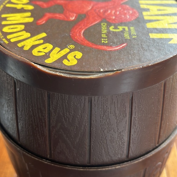 Vintage Giant Barrel of Monkeys. Lakeside Toys 1966 with all monkeys - Picture 8 of 9